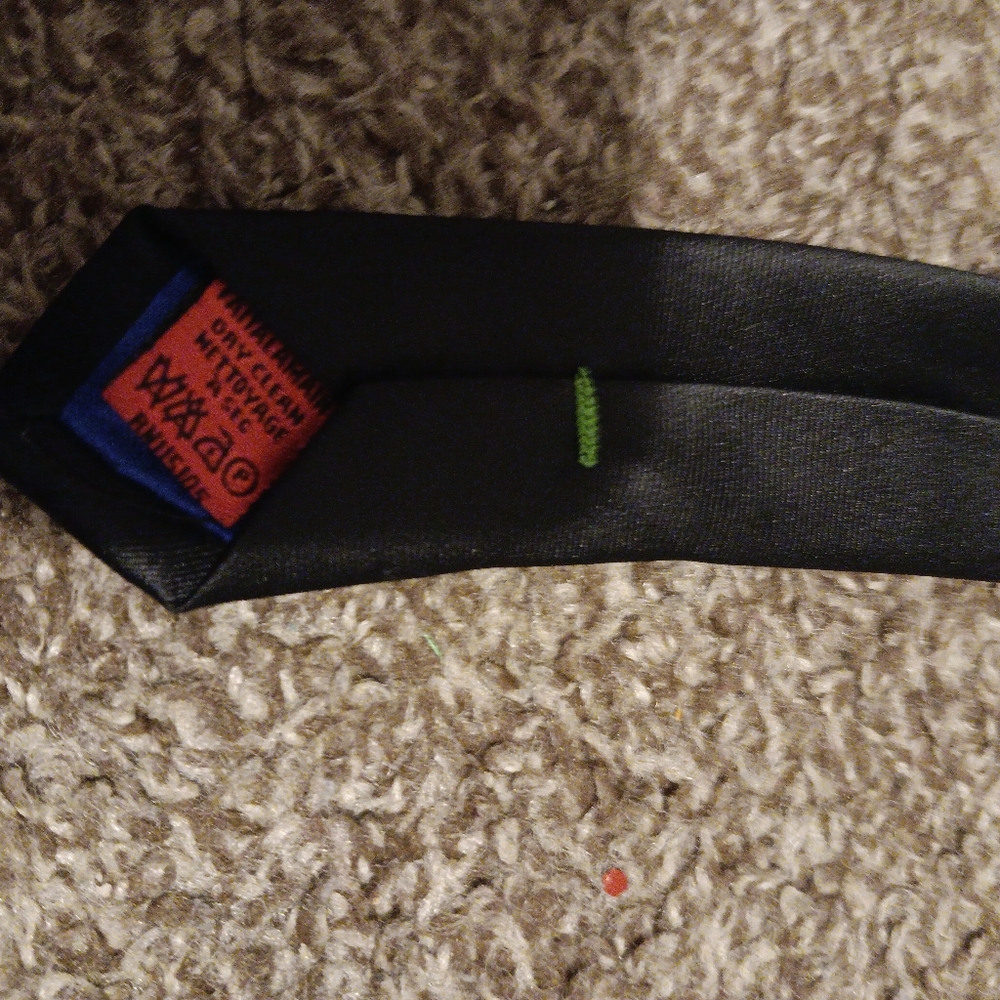 Black Silk Tie